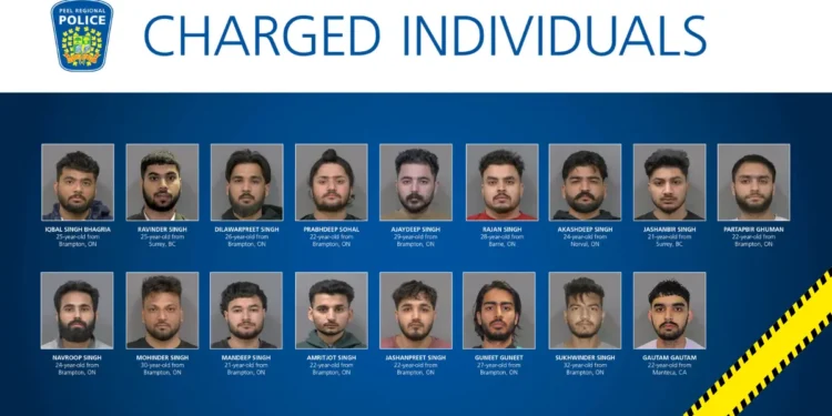 17 Indian origin men arrested Canada